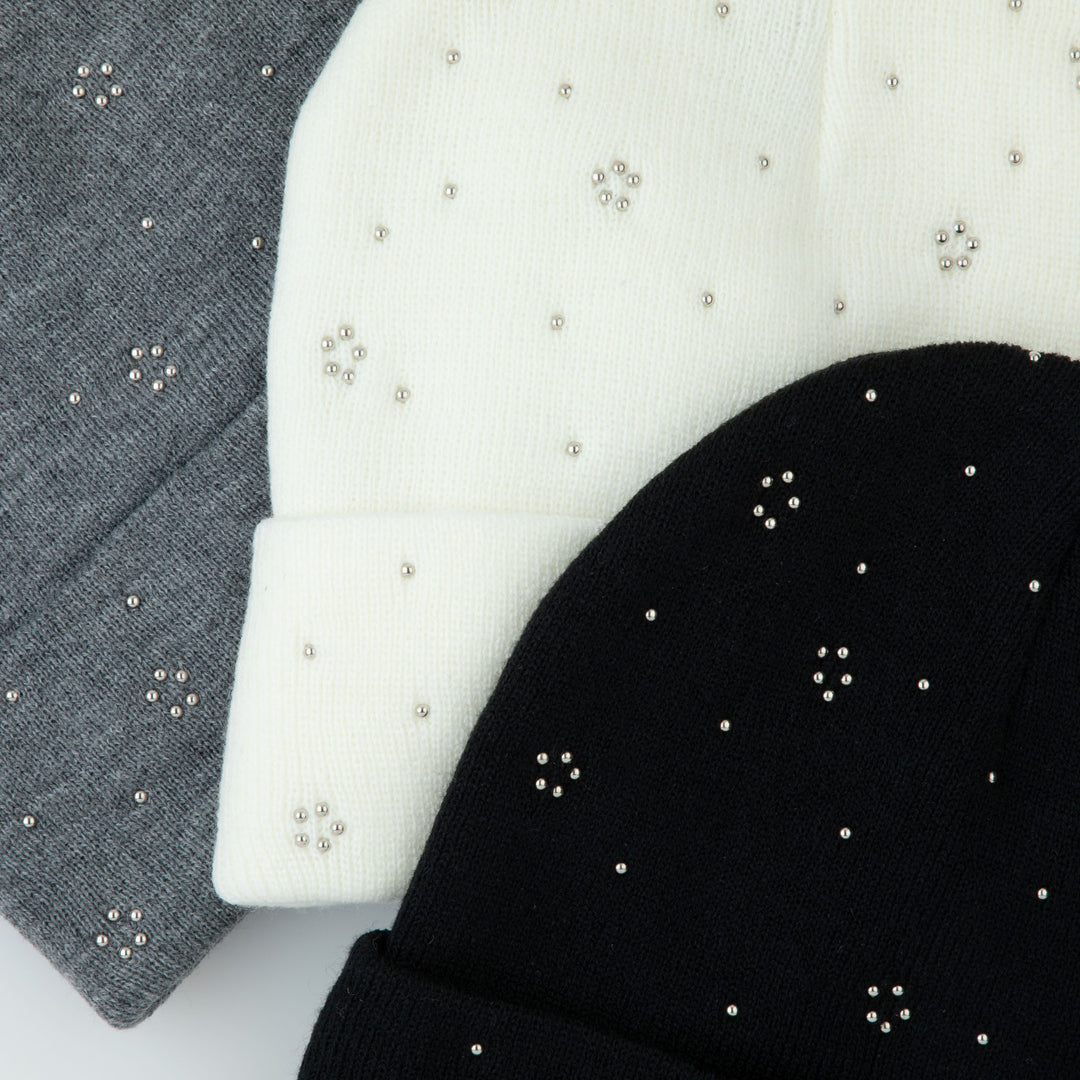 The Cami Beanie - Flowers Stud Edition – TAL NEW YORK